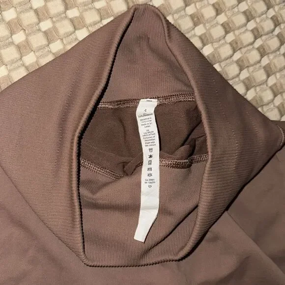 Lululemon Seamless Dusty Rose Pink Brown Leggings Size 4 - Picture 8 of 8